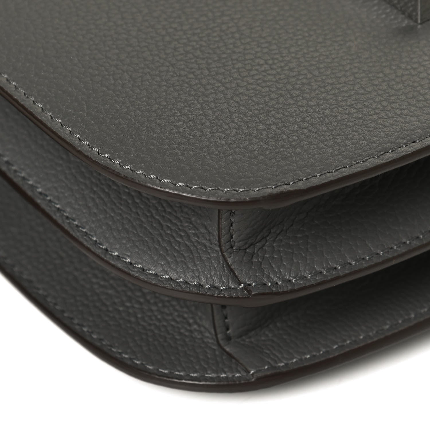 MCM Park Avenue Calfskin Small Patricia Crossbody Bag Charcoal 12 of 13