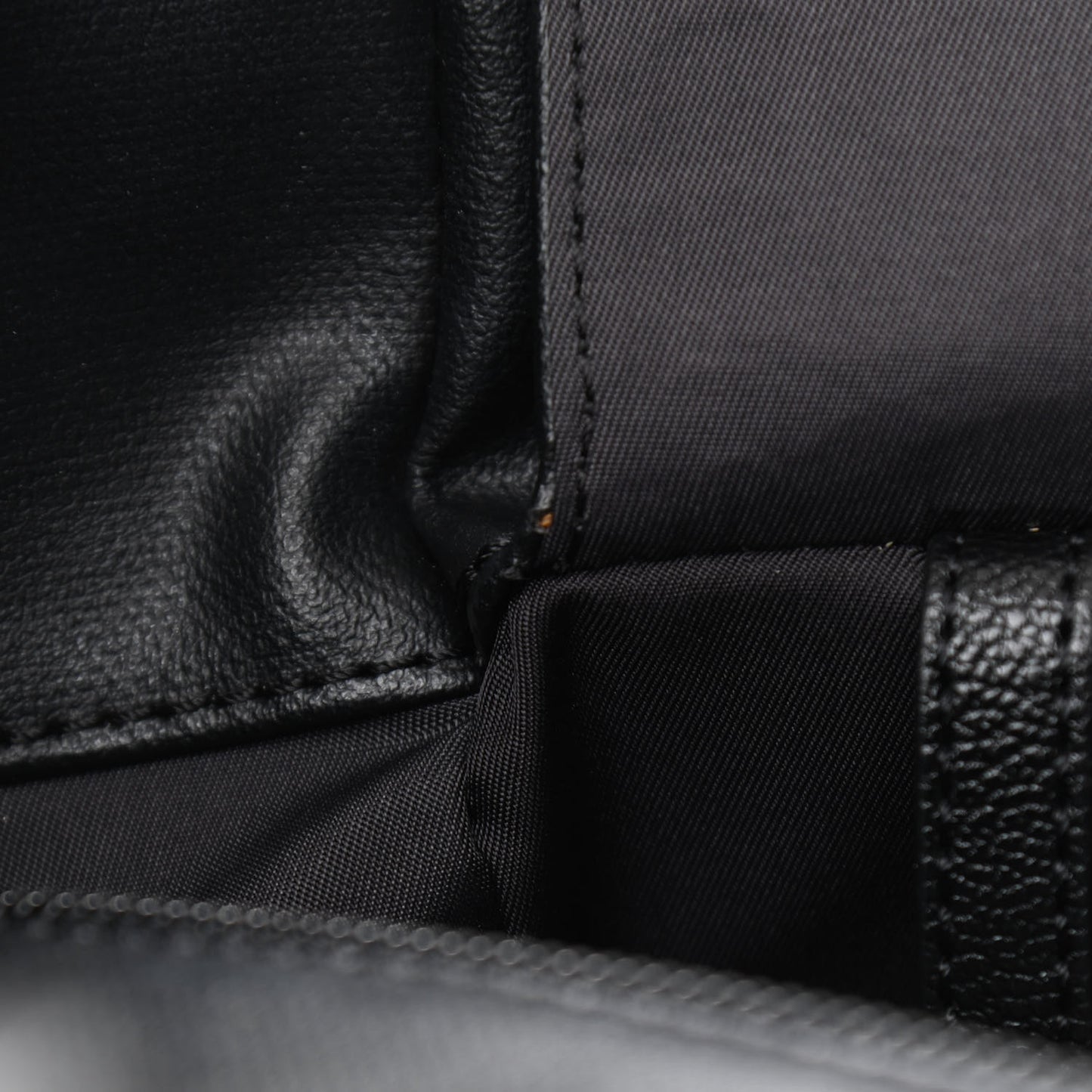 Coated Canvas Quilted Large Paris Biarritz Tote Black