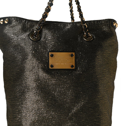 Louis Vuitton Metallic Jacquard Double Jeu Tote Gold 7 of 11