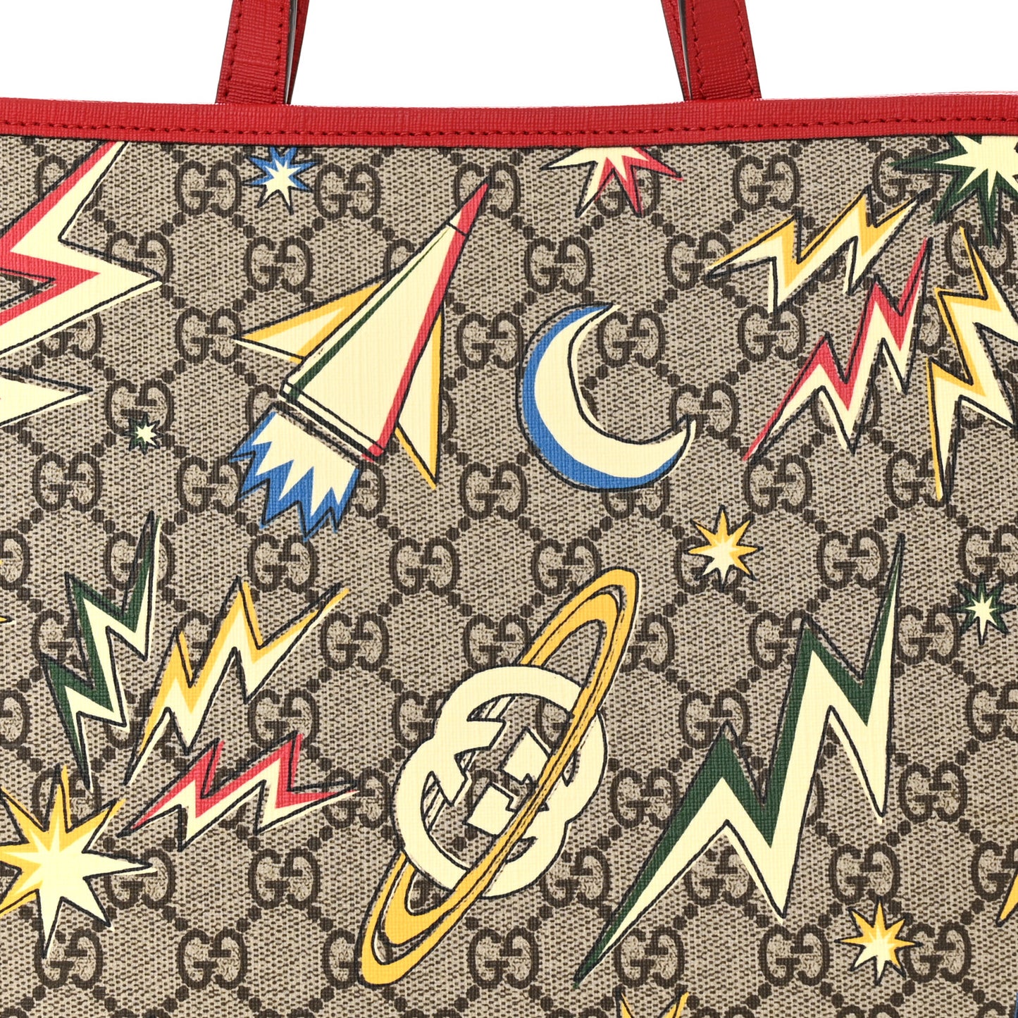 GG Supreme Monogram Space Childrens Tote