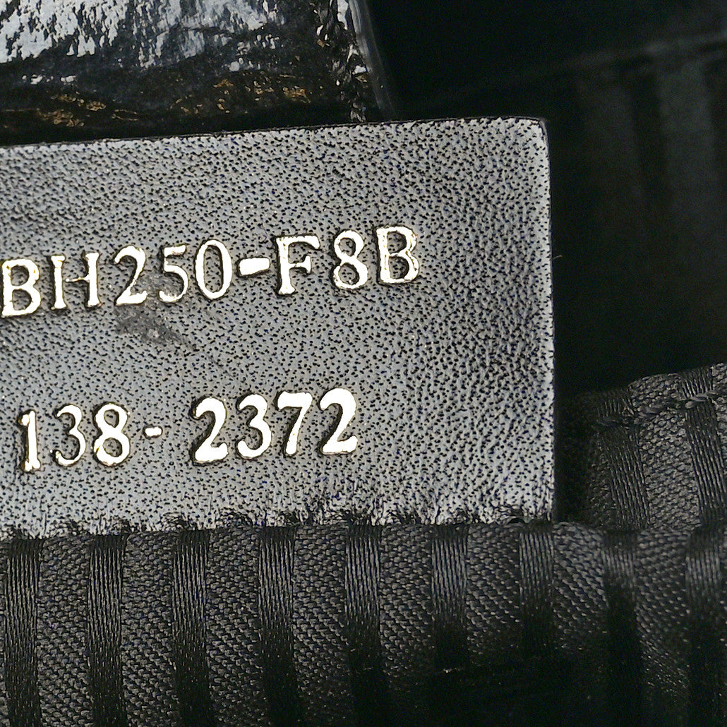 Fendi Patent Regular 2Jours Tote Black Red Milk 7 of 10