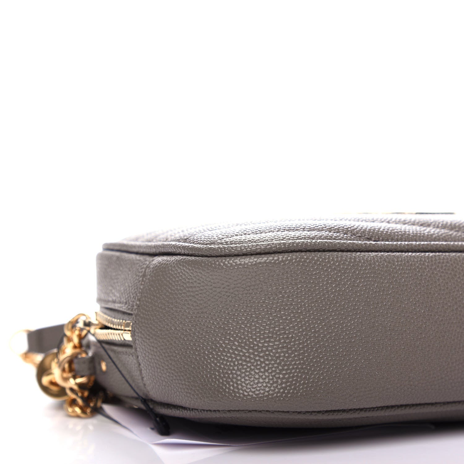 Saint Laurent Grain De Poudre Matelasse Monogram Mini Lou Camera Bag Fog 8 of 11