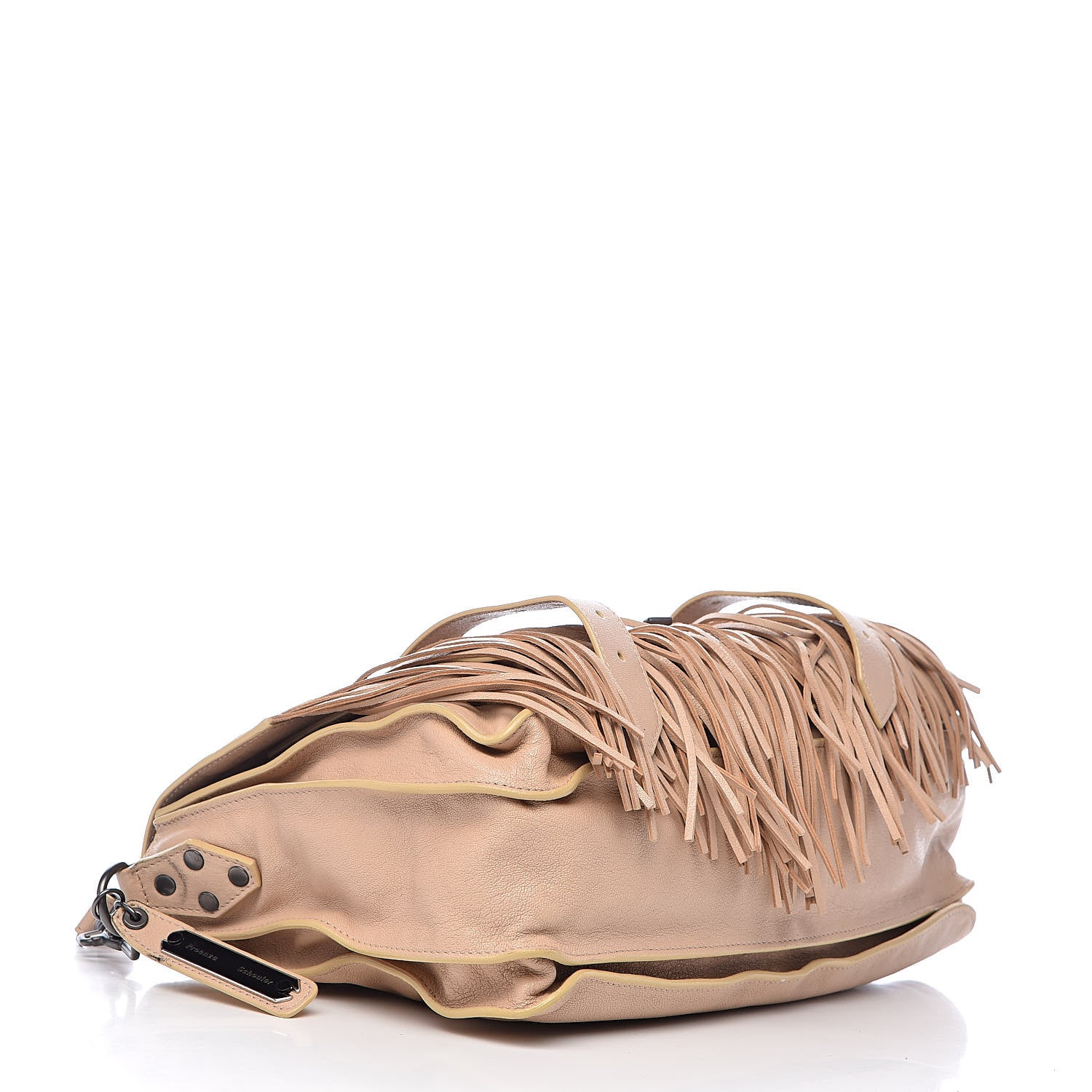 Proenza Schouler Lambskin Fringe Medium PS1 Satchel Nude 4 of 14