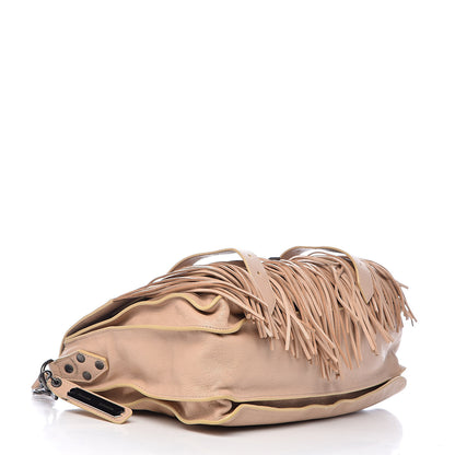 Proenza Schouler Lambskin Fringe Medium PS1 Satchel Nude 4 of 14