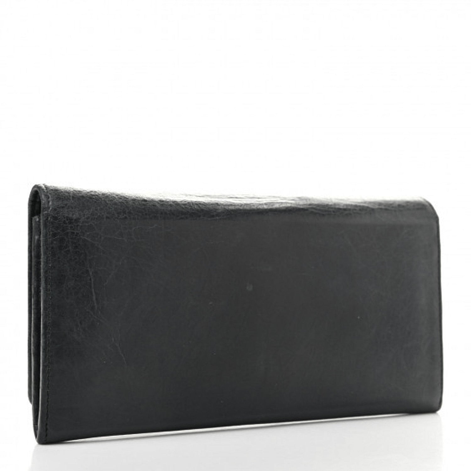 Balenciaga Agneau Classic Hardware Money Wallet Black 3 of 11