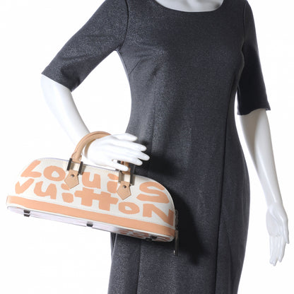 Louis Vuitton Graffiti Alma Horizontal Peach 2 of 7