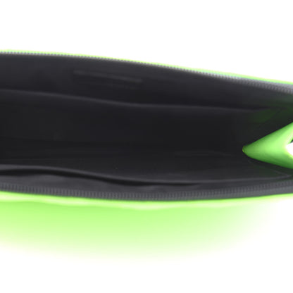 Balenciaga Nylon Logo Matelasse Explorer Zip Around Tablet Pouch Light Fluo Green 5 of 8