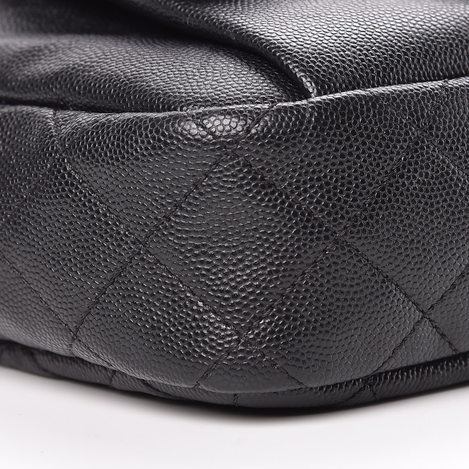 Chanel Caviar Quilted CC Day Camera Case Black 9 of 11