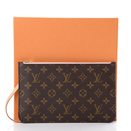 Louis Vuitton Monogram Neverfull MM GM Pochette Rose Ballerine 7 of 7