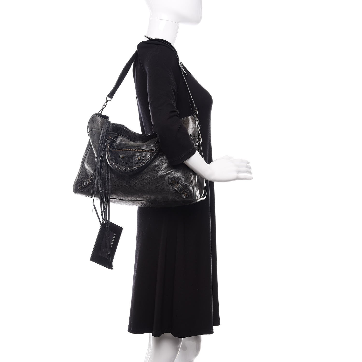 Balenciaga Agneau Classic Hardware City Anthracite 3 of 17