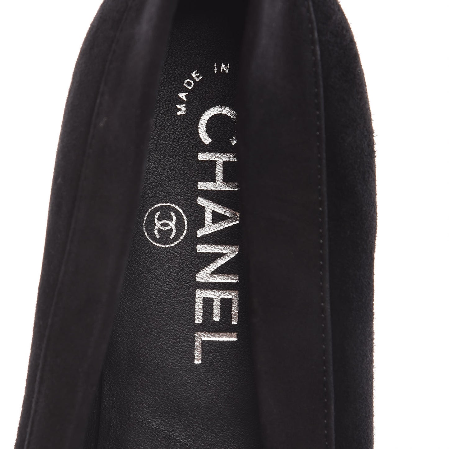 Kid Suede CC Flats 37.5 Black