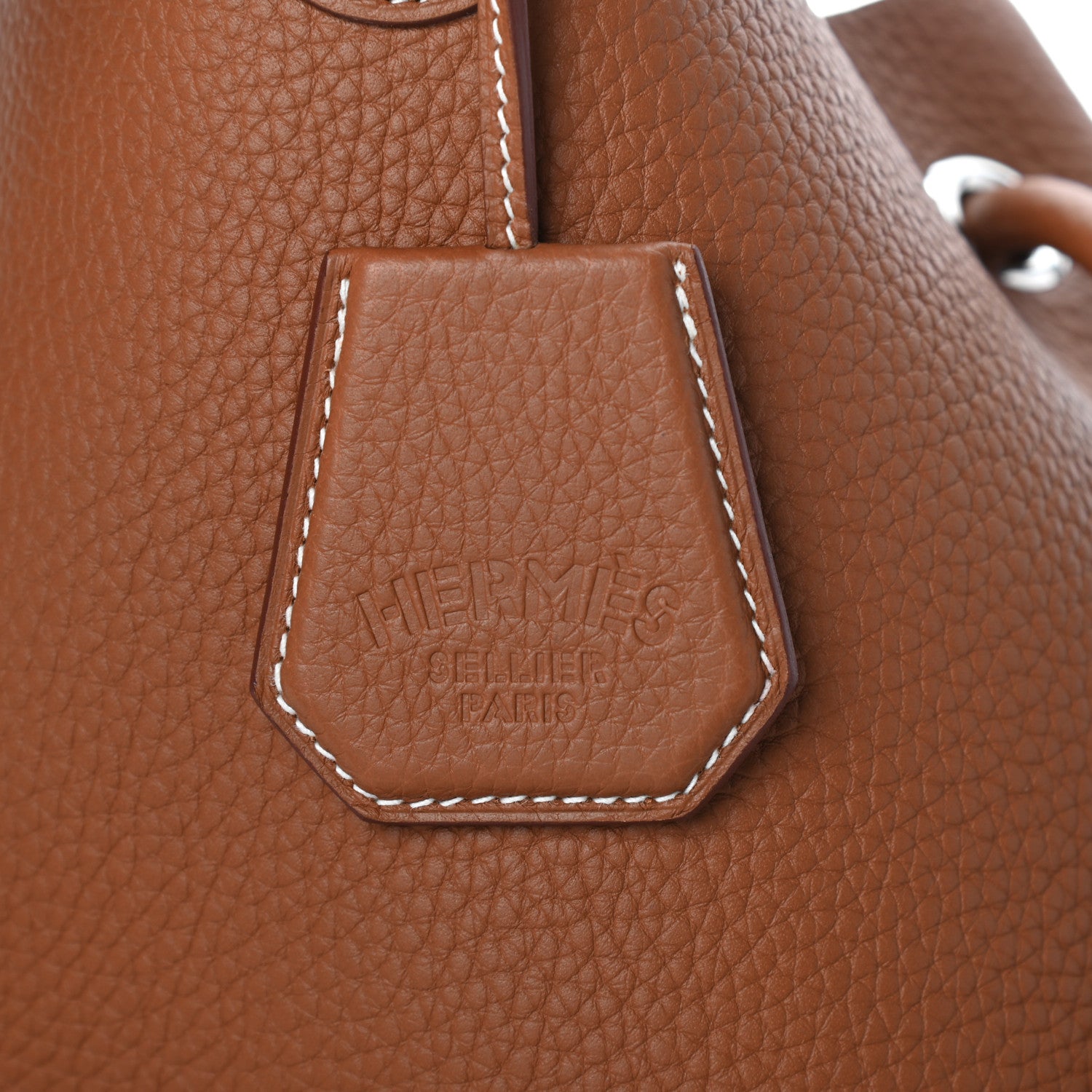 Hermes Taurillon Clemence Silkycity 33 Gold 6 of 10