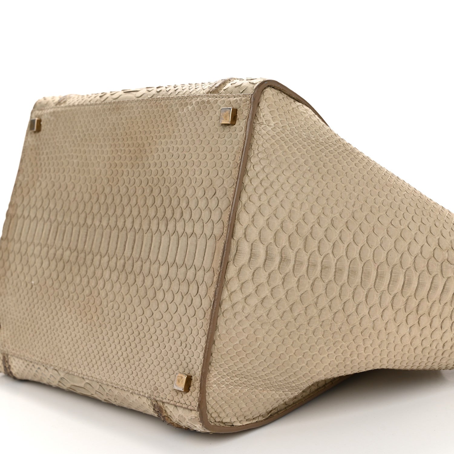 Celine Snakeskin Medium Phantom Luggage Grey 10 of 15