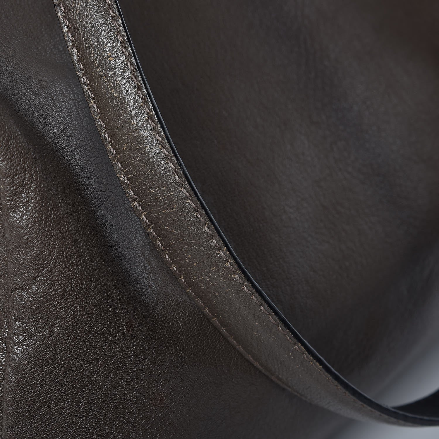 Fendi Goatskin Zucca Large Peekaboo Iconic Satchel Taupe Tobacco Moro 10 of 15