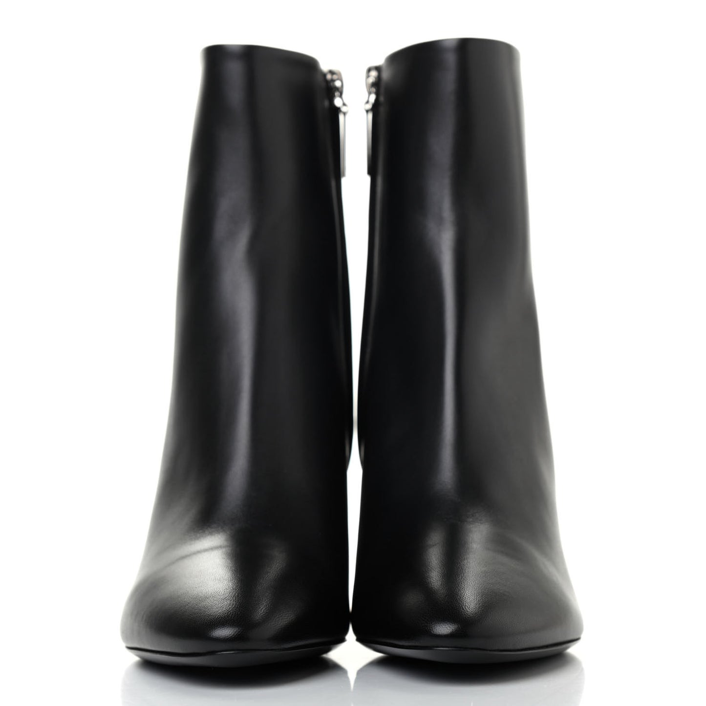 Nappa Vendome Loulou Ankle Zip Boot 38.5 Black