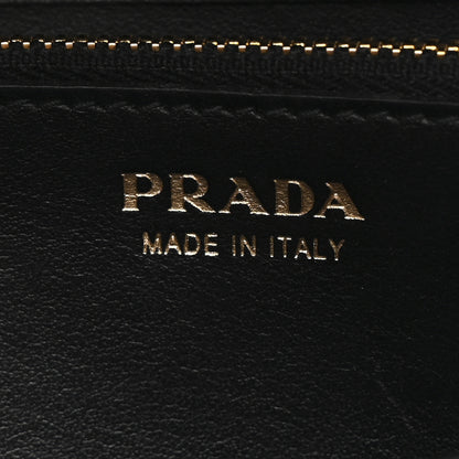 Prada Vitello Move Metal Oro Chain Wallet Black 7 of 10