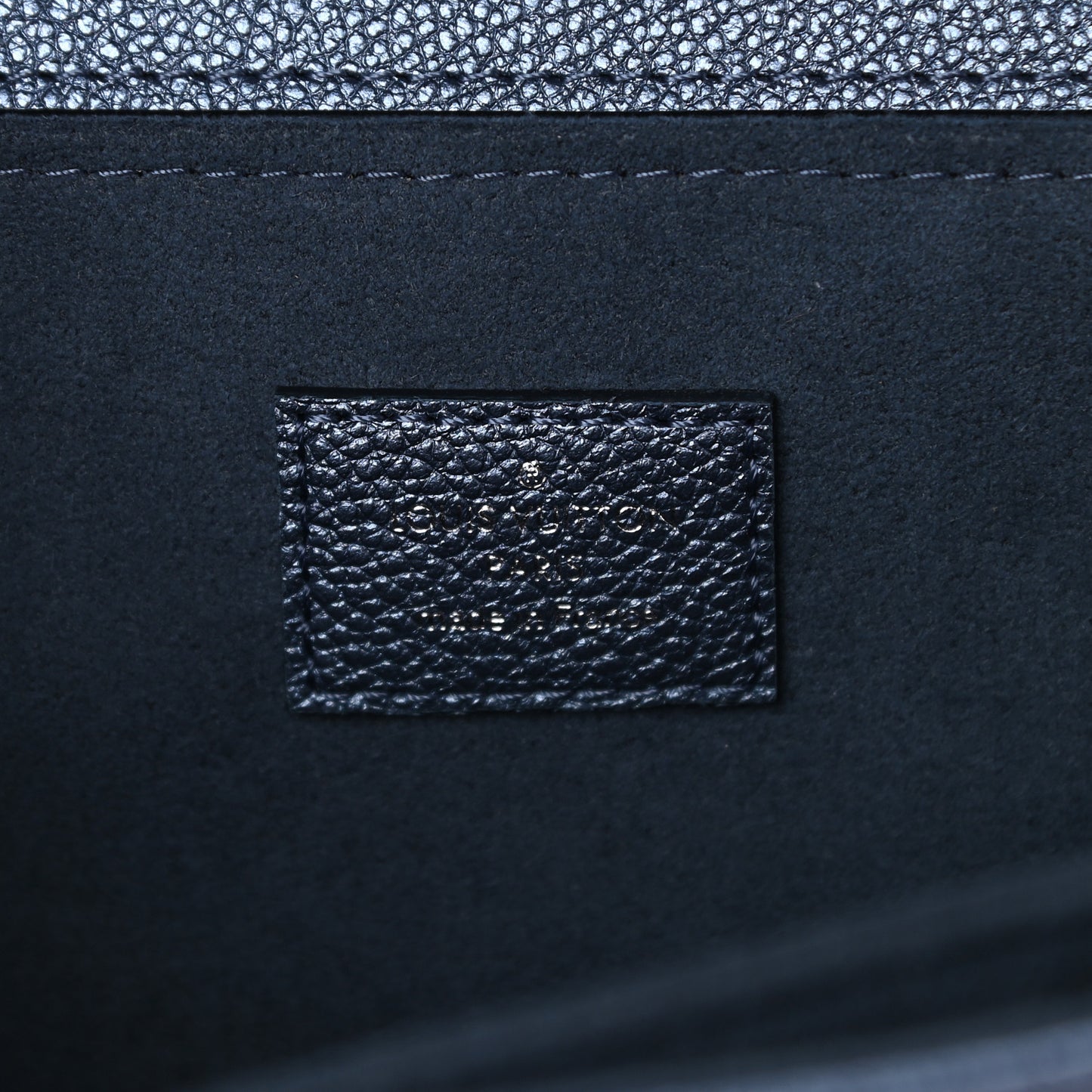 Metallic Empreinte Monogram Giant Pochette Metis Navy Nacre