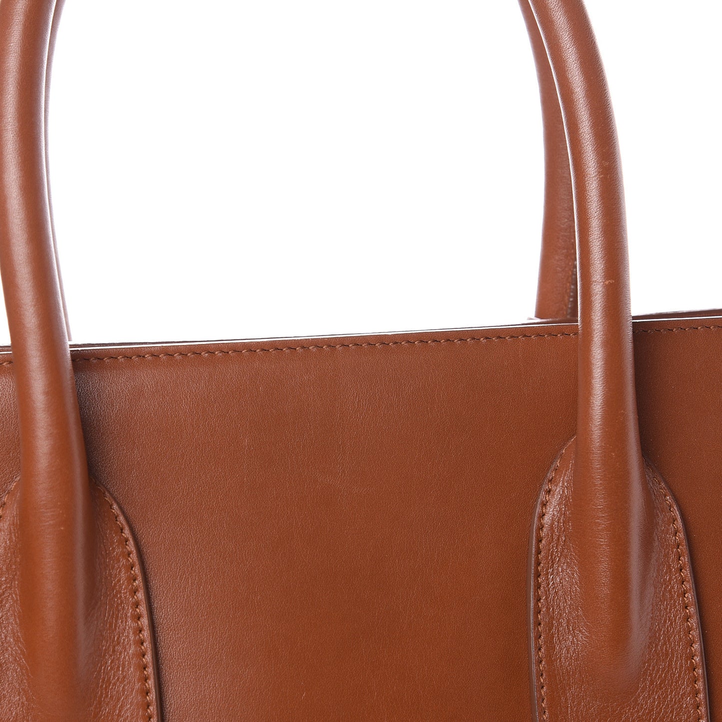 Calfskin Large Sac De Jour Carryall Cognac