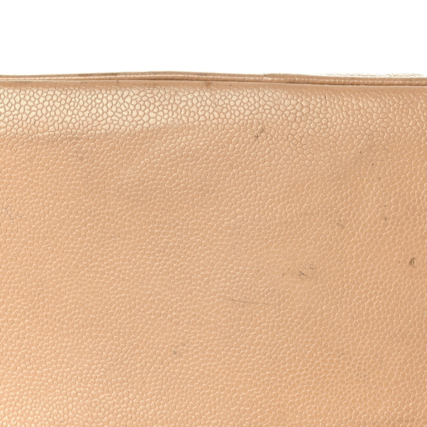 Caviar Quilted Medallion Tote Beige