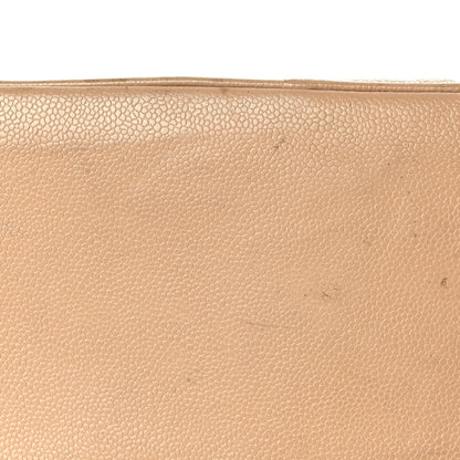 Chanel Caviar Quilted Medallion Tote Beige 12 of 24