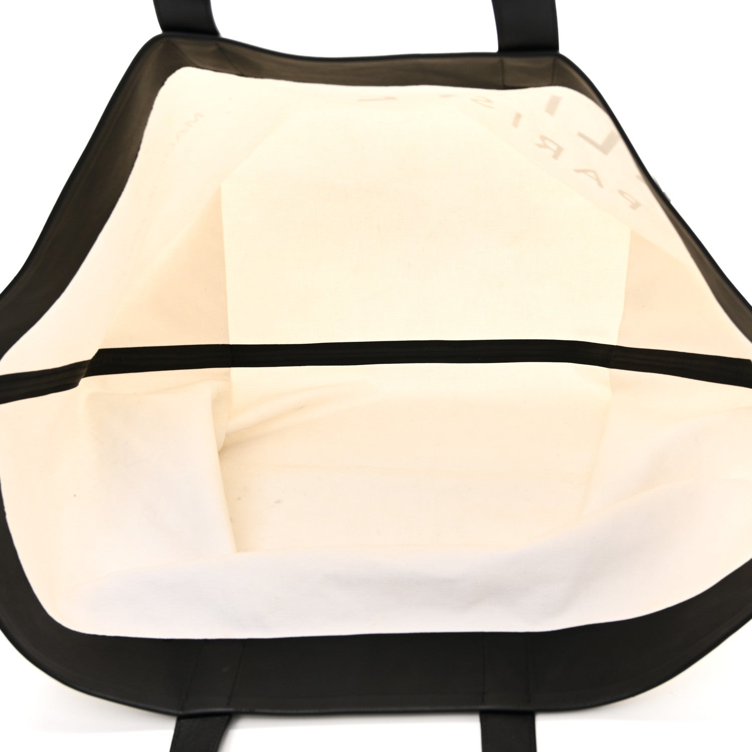 Celine Textile Medium Made In Tote White Black 6 of 10