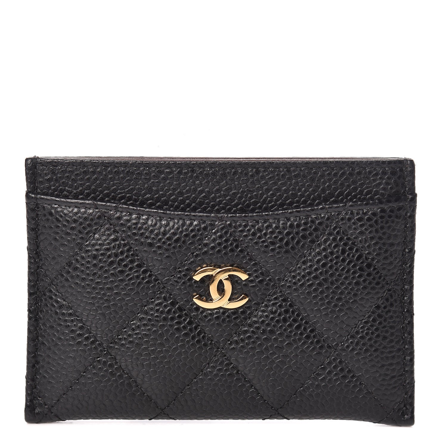 Chanel Caviar Quilted Card Holder Black 1 of 9