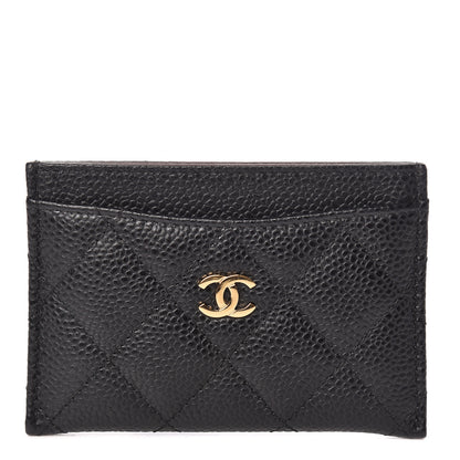 Chanel Caviar Quilted Card Holder Black 1 of 9