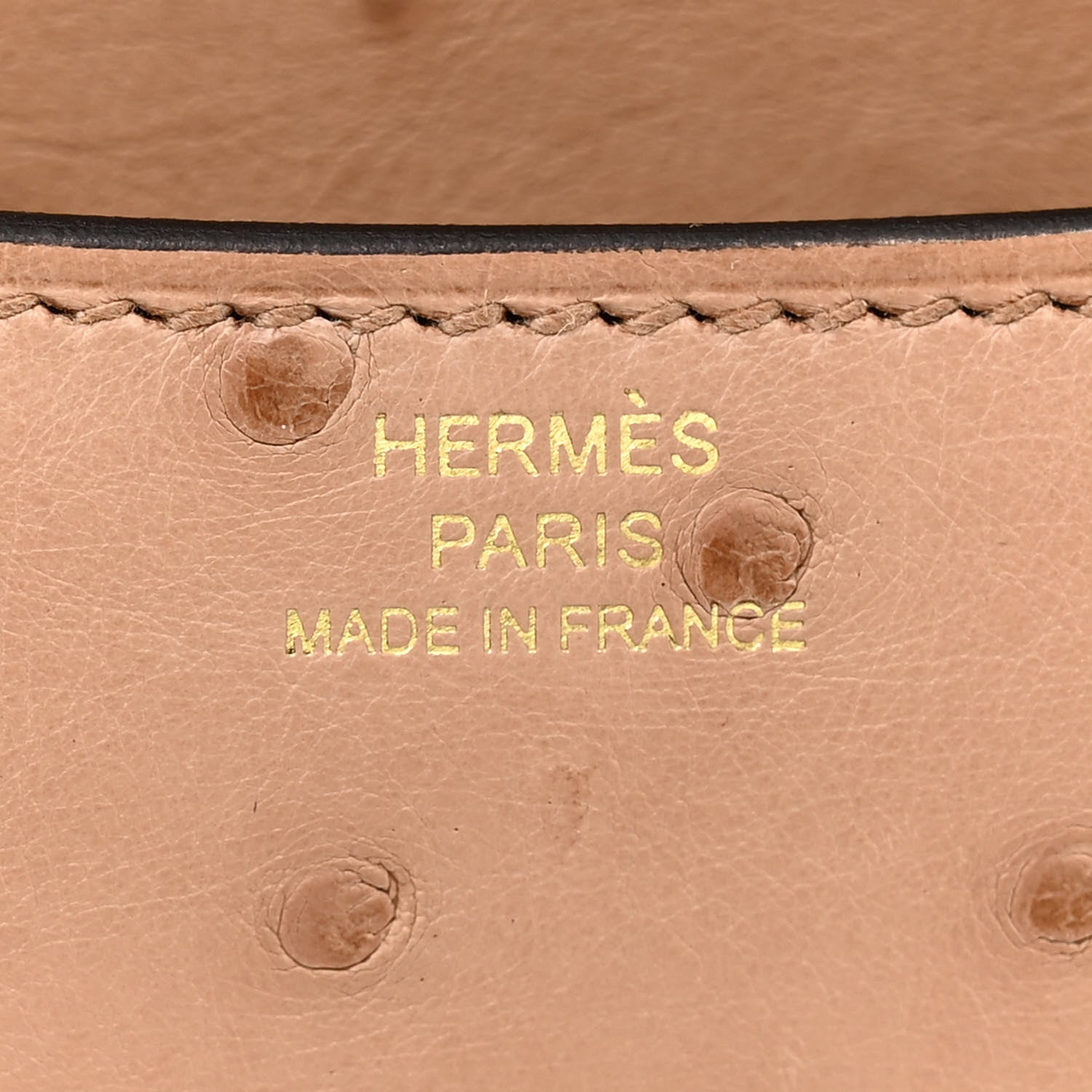 Hermes Ostrich Constance 18 Chai 6 of 11