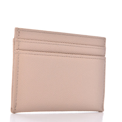 Chanel Caviar Timeless CC Card Holder Dark Beige 3 of 9