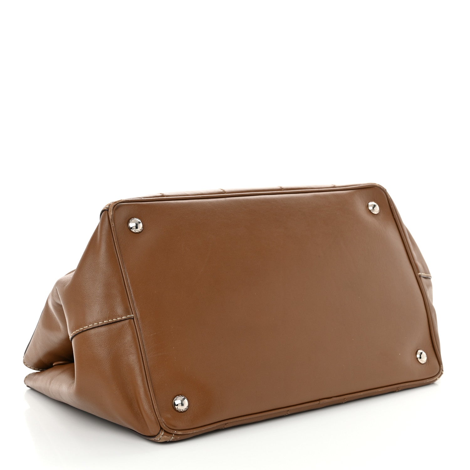 Prada Soft Calfskin Tote Cannella 4 of 20