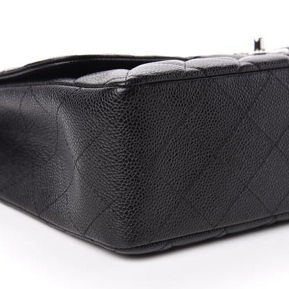 Chanel Caviar Quilted Jumbo Single Flap Black 8 of 11