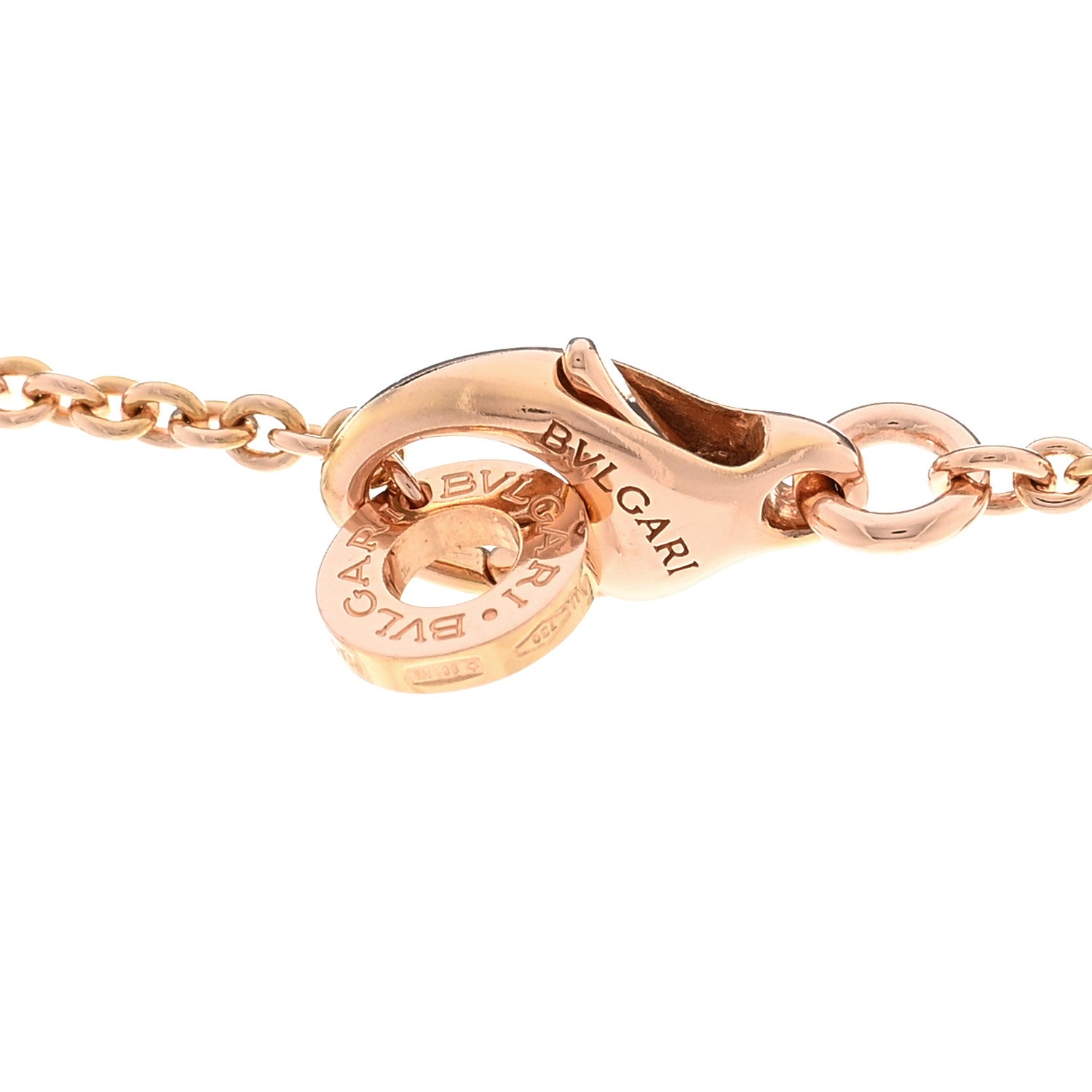 Bulgari 18K Rose Gold Ceramic B.Zero1 Legends Pendant Necklace Black 4 of 5