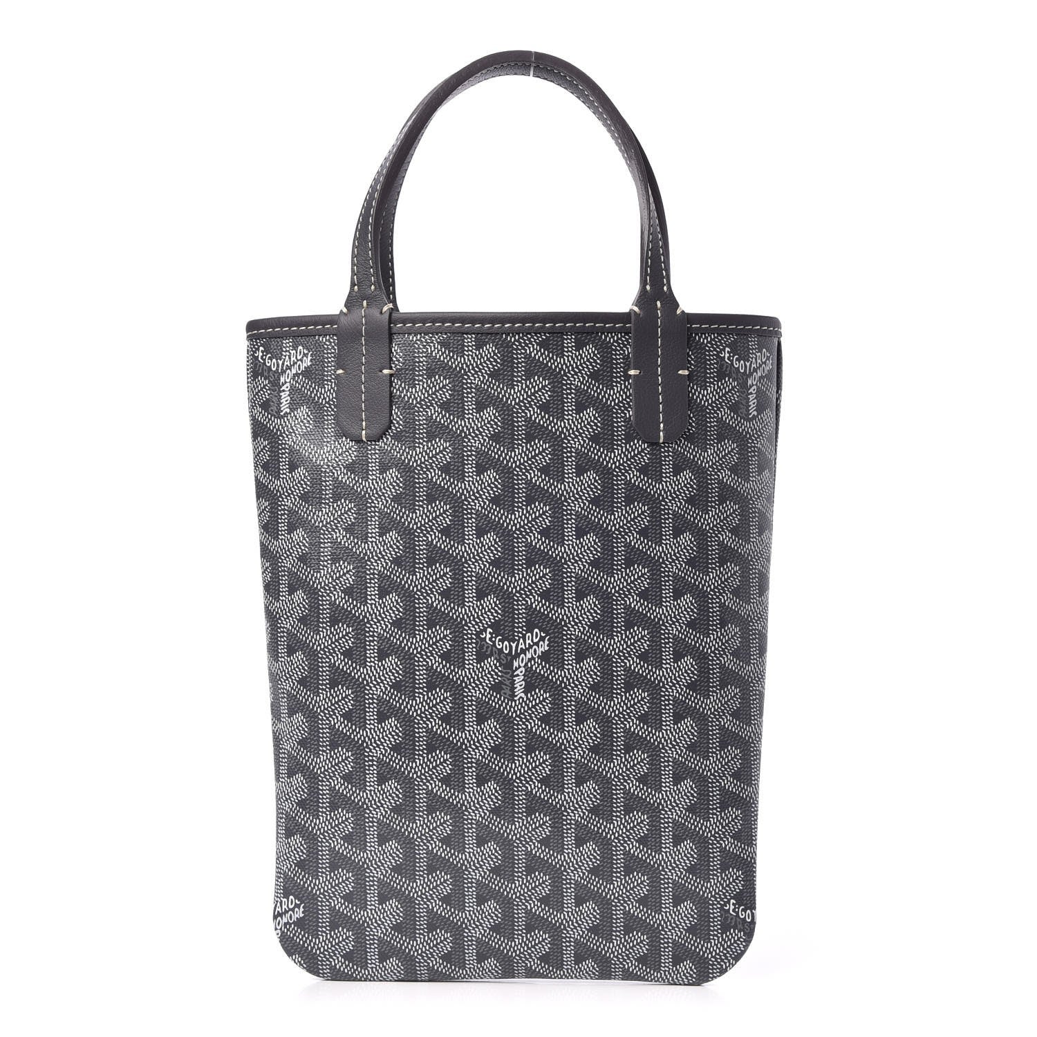 Goyard Goyardine Poitiers Tote Gray 1 of 7