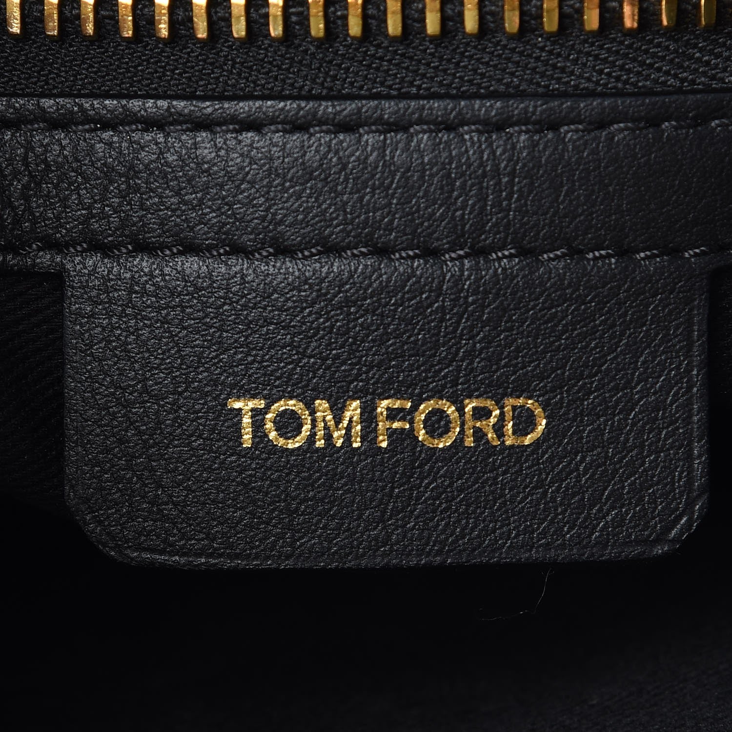 Tom Ford Calfskin Triple Zip Crossbody Bag Black 6 of 9