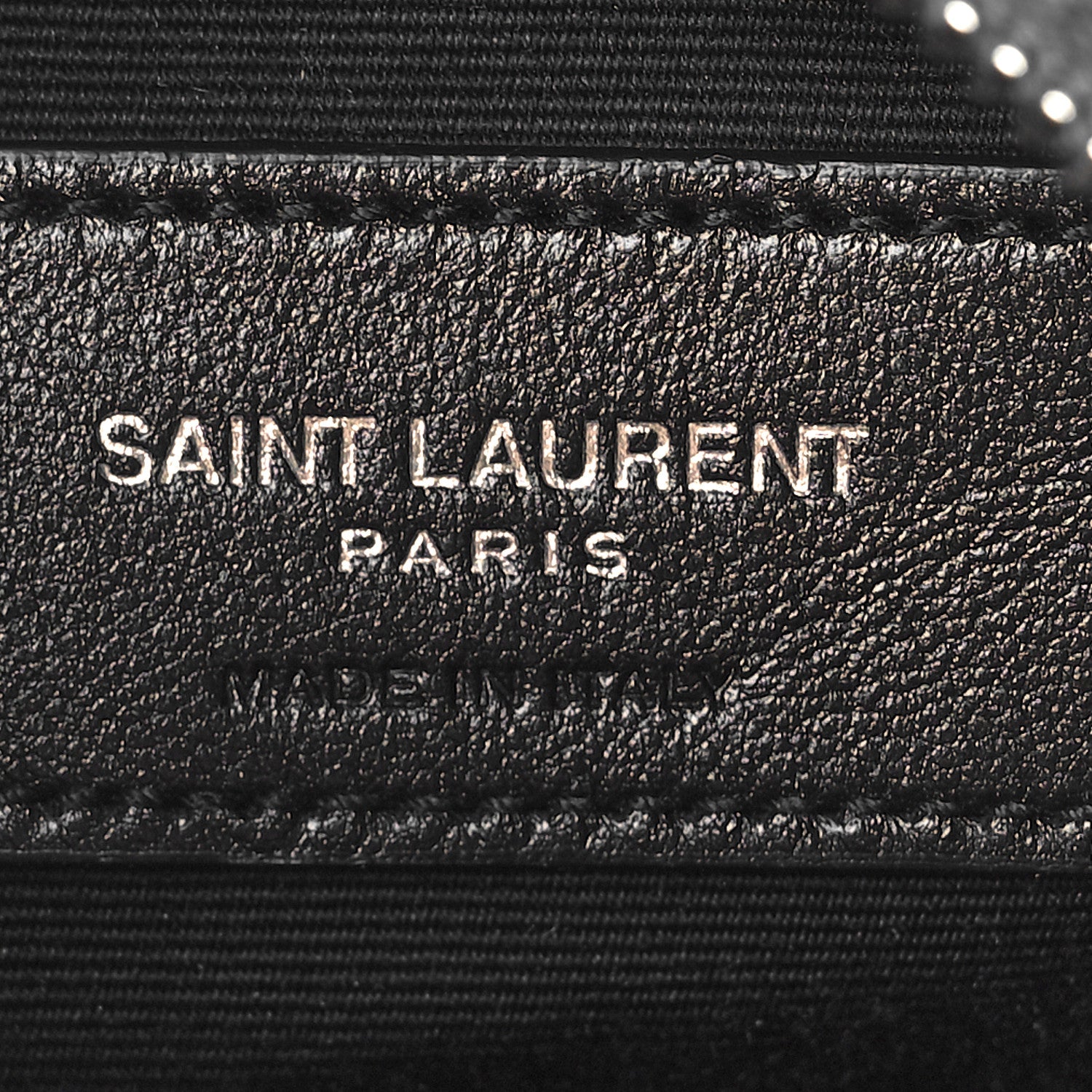 Saint Laurent Grain De Poudre Matelasse Monogram Baby Lou Camera Bag Dark Smog 6 of 8
