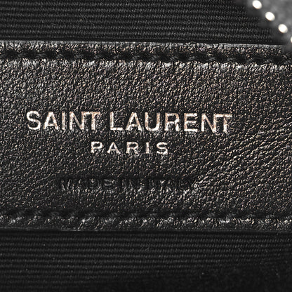 Saint Laurent Grain De Poudre Matelasse Monogram Baby Lou Camera Bag Dark Smog 6 of 8
