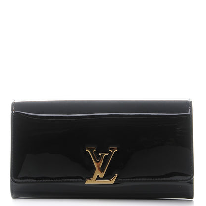 Louis Vuitton Patent Louise Clutch Black 1 of 8