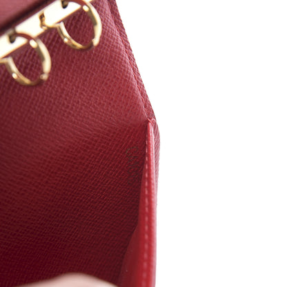 Louis Vuitton Damier Ebene Koala Small Ring Agenda Cover Red 7 of 7