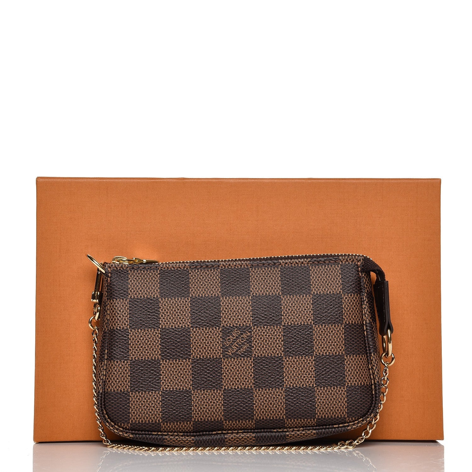 Louis Vuitton Damier Ebene Mini Pochette Accessories 8 of 8