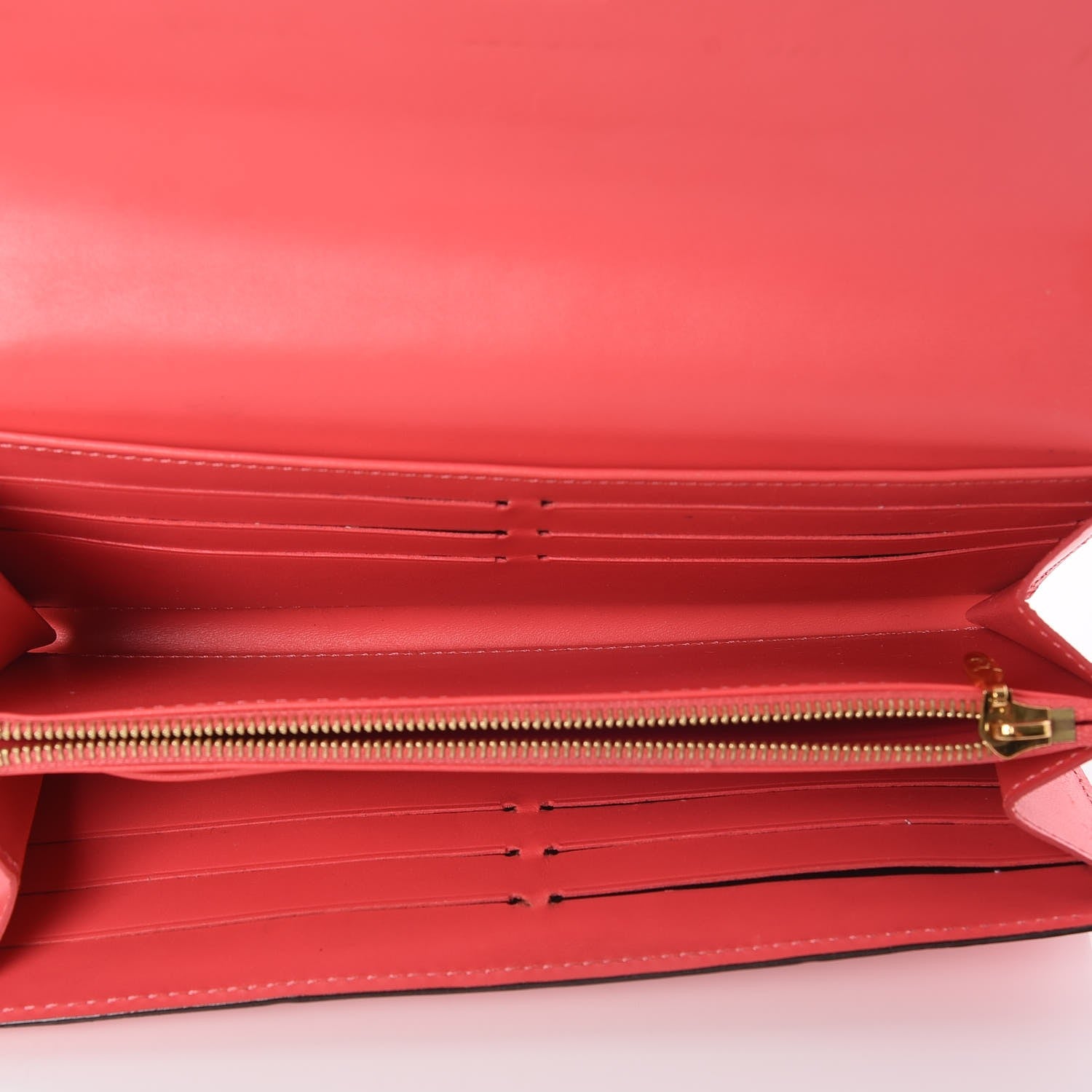 Louis Vuitton Vernis Sarah Wallet NM Rose Litchi 8 of 9