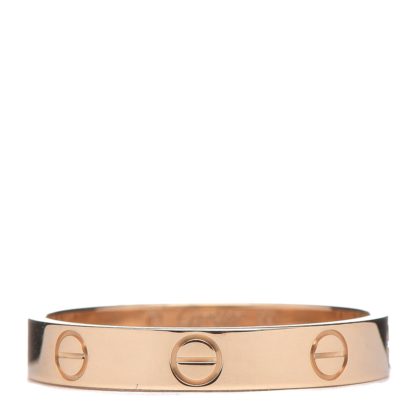 18K Yellow Gold 3.5mm LOVE Wedding Band Ring 59 8.75