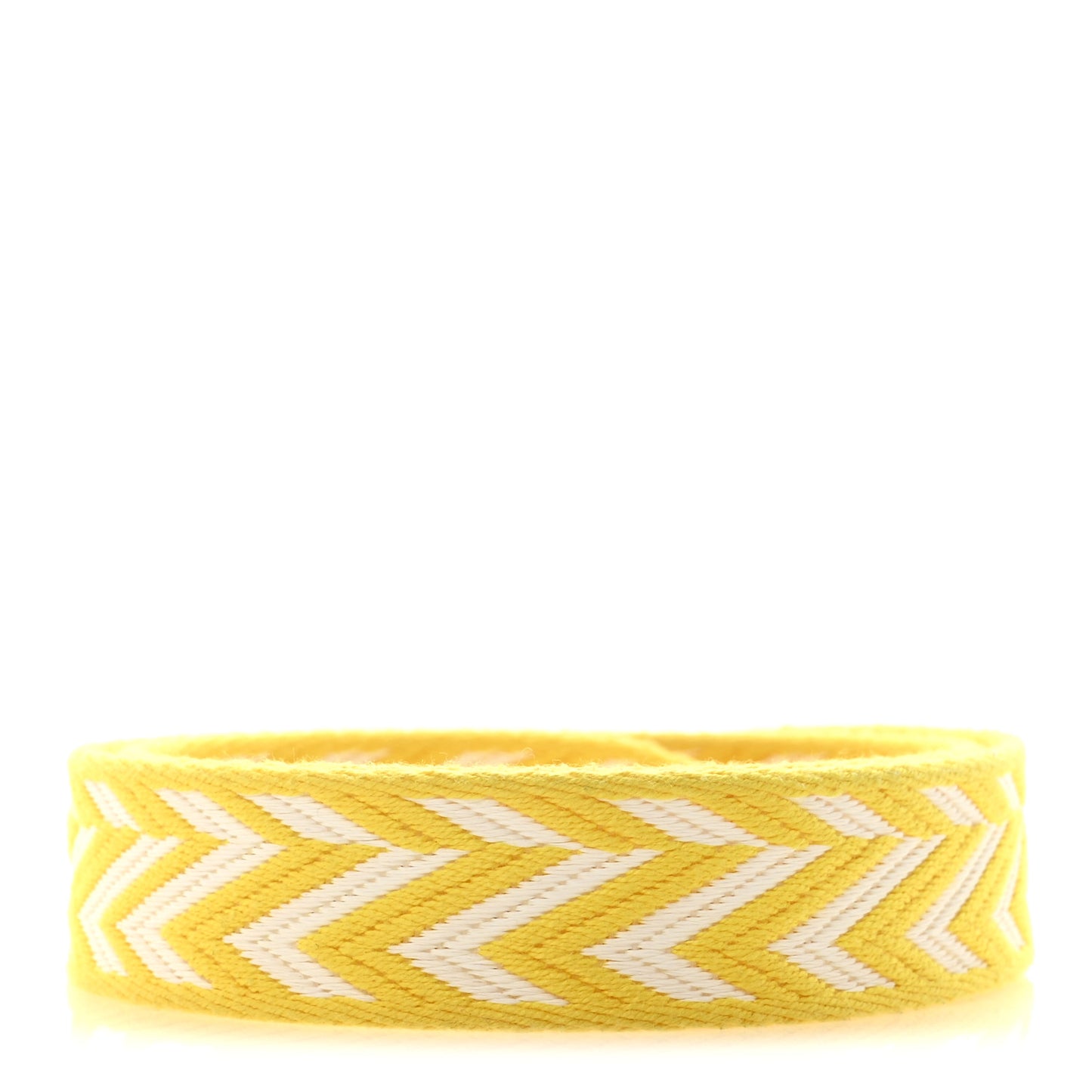 Toile Swift 25mm Sangle ZigZag Shoulder Strap Jaune De Naples White