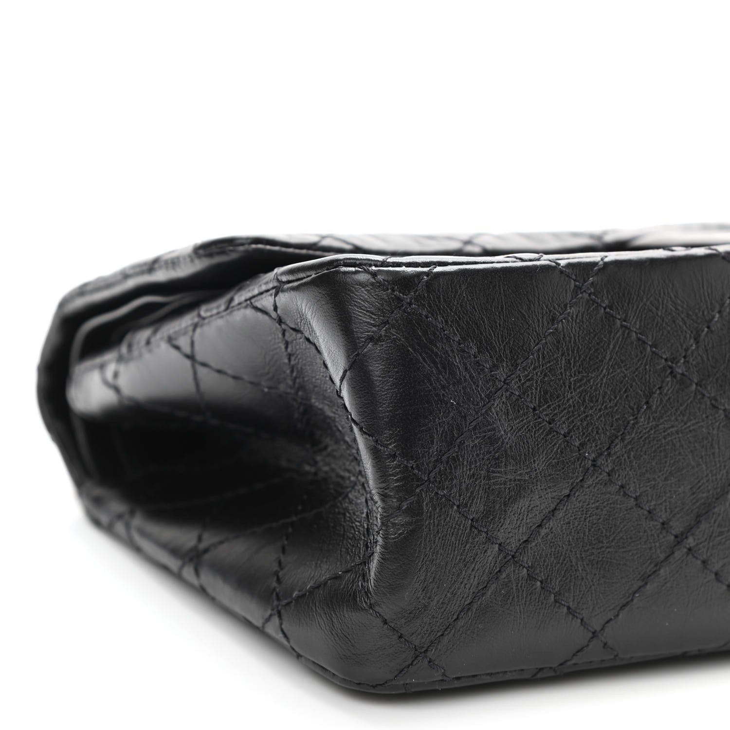 Chanel Aged Calfskin Quilted 2.55 Reissue 225 Flap So Black 9 of 11