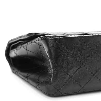 Chanel Aged Calfskin Quilted 2.55 Reissue 225 Flap So Black 9 of 11