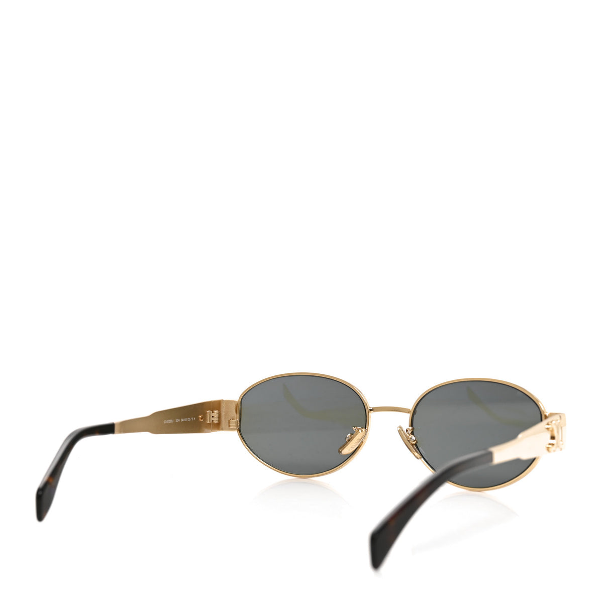 Celine Metal Triomphe 01 Sunglasses CL40235U Gold Green 4 of 6