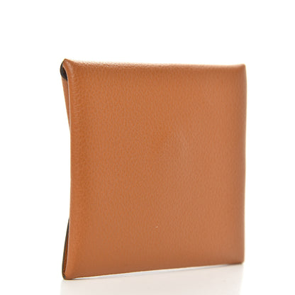 Hermes Evercolor Bastia Coin Purse Toffee 3 of 7
