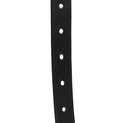 Gucci Calfskin Pearl Double G 20mm Belt Black Cream 5 of 5