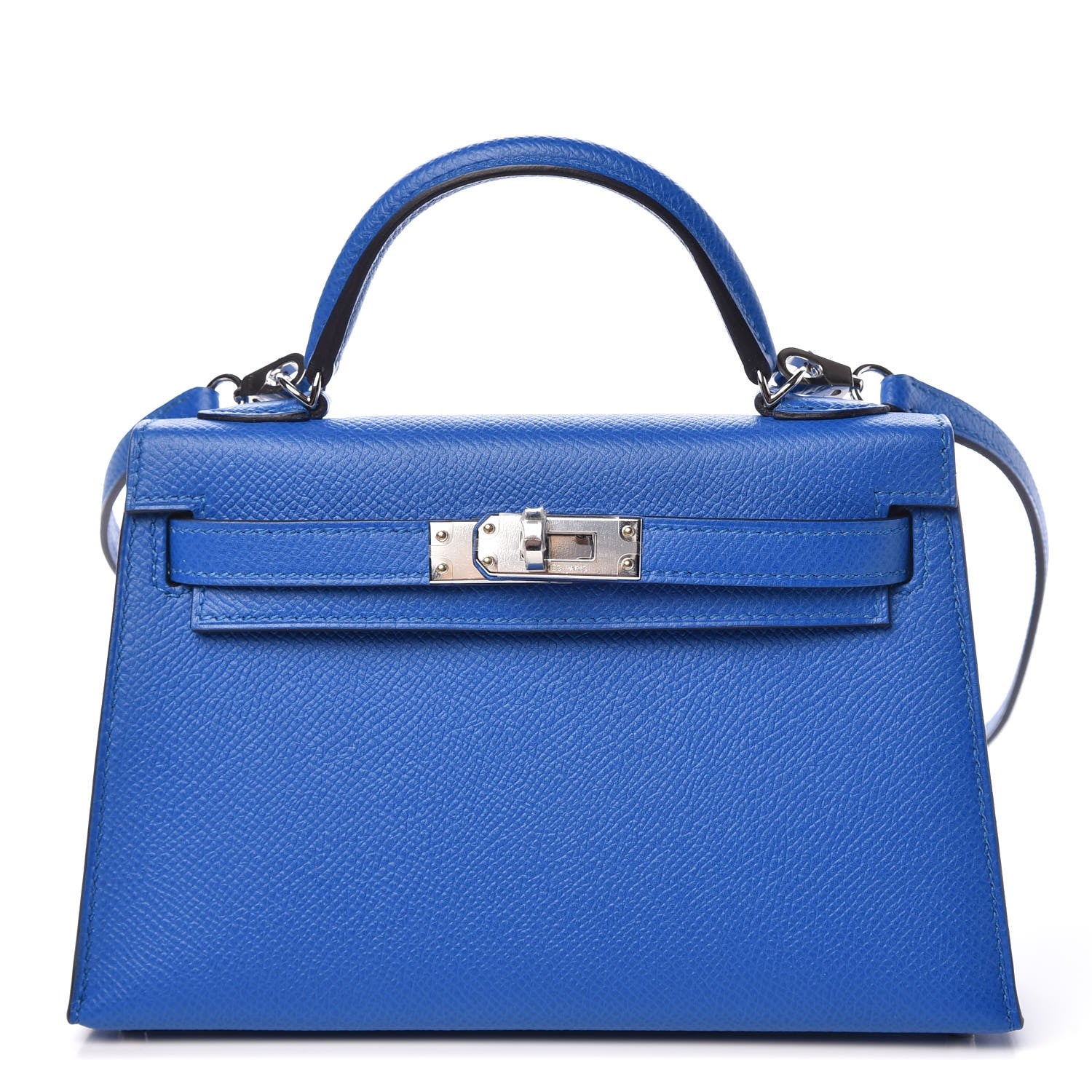 Hermes Epsom Mini Kelly Sellier 20 Bleu Zellige 1 of 8
