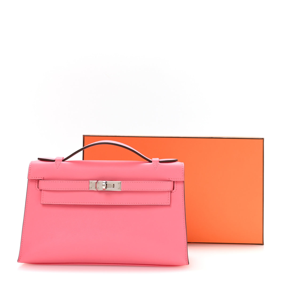 Swift Kelly Pochette Clutch Rose Azalee