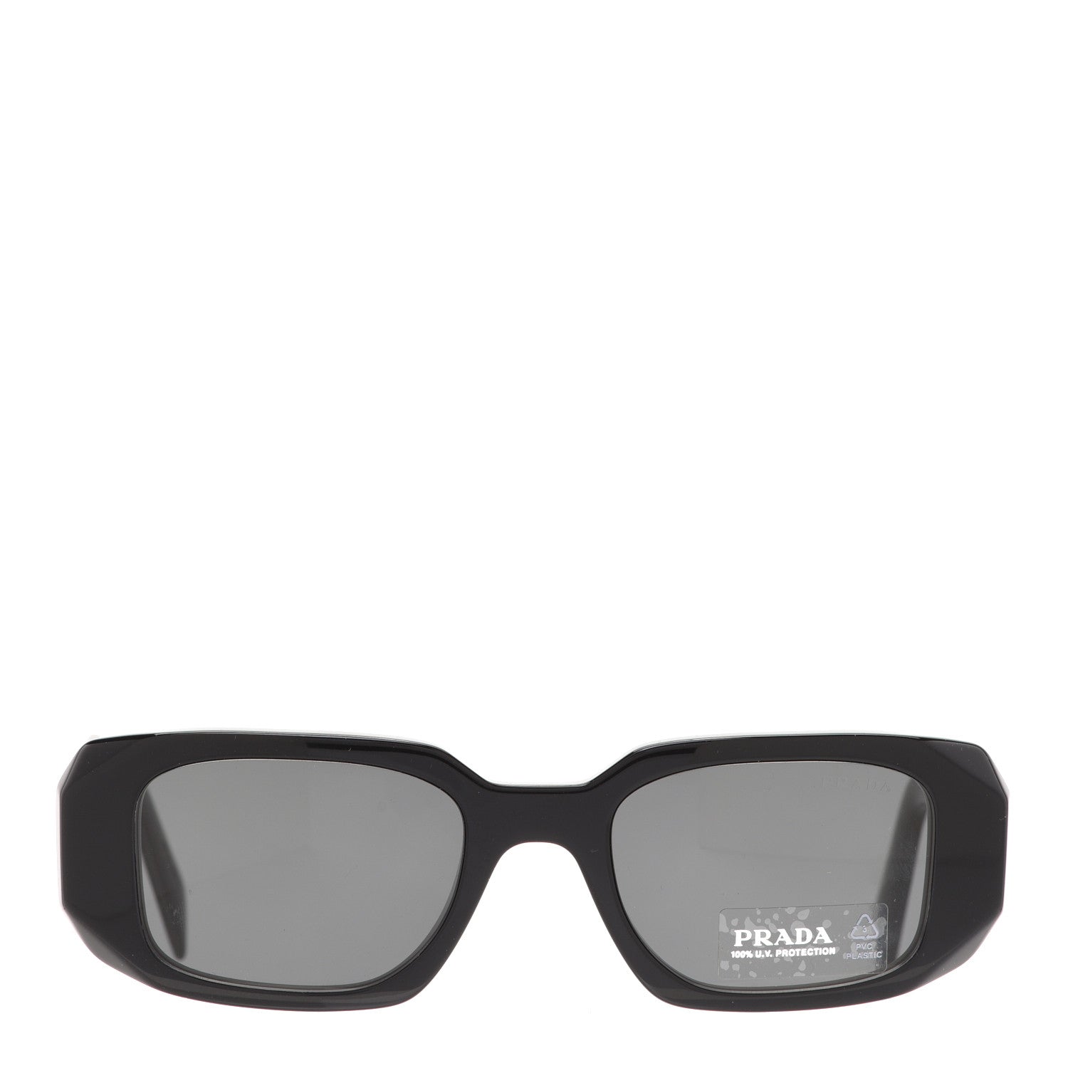 Prada Acetate Symbole Sunglasses SPR 17W Black 2 of 8